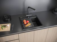 Комплект: Мойка STEPIA 50 + ролл-мат STEP PM115051-BLM+R375-BS